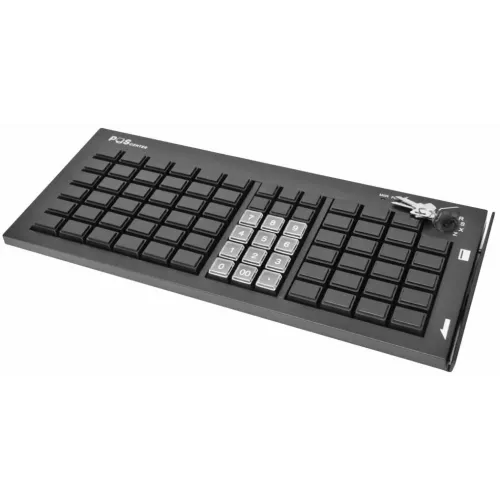 Клавиатура программируемая POScenter S77A (77 клавиш, MSR, ключ, USB), черная