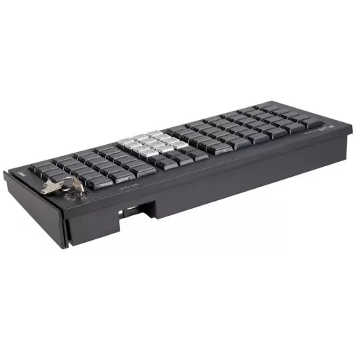 Клавиатура программируемая POScenter S77A (77 клавиш, MSR, ключ, USB), черная